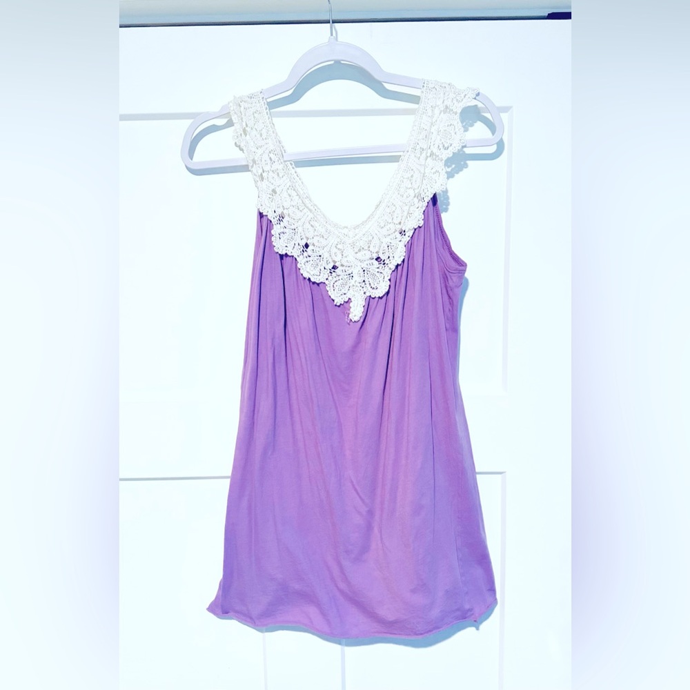 NWOT LNA mini dress IN PURPLE. ONE SIZE